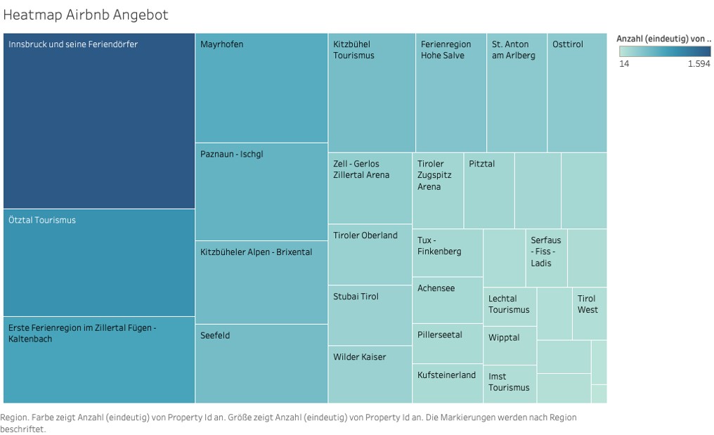 Airbnb Heatmap TVBs