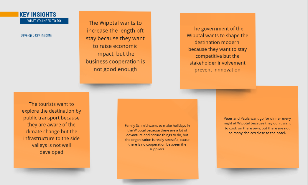 Key Insights Service Design Wipptal