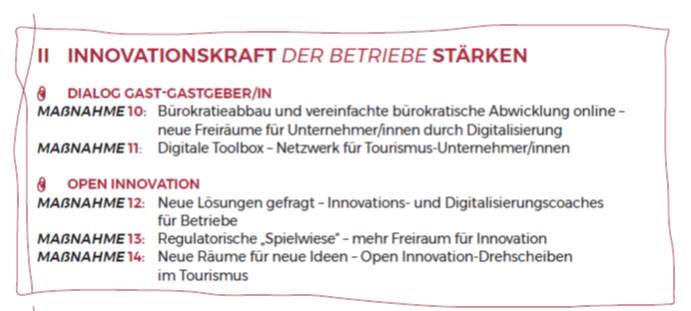 Maßnahmen Innovationskraft der Betriebe