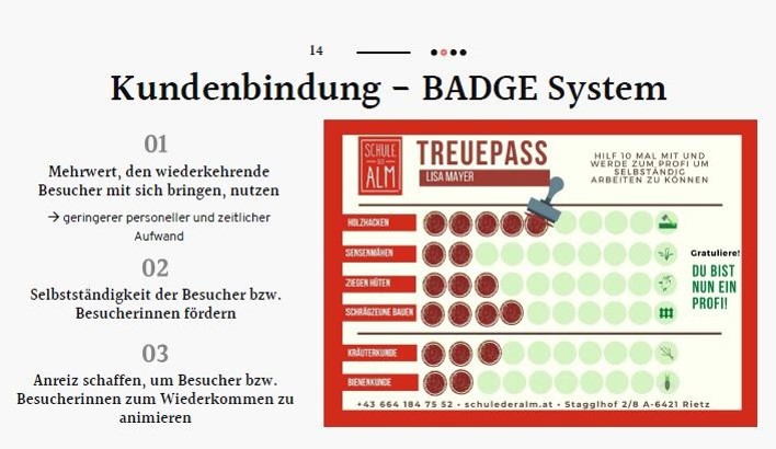 Schule der Alm Treuepass